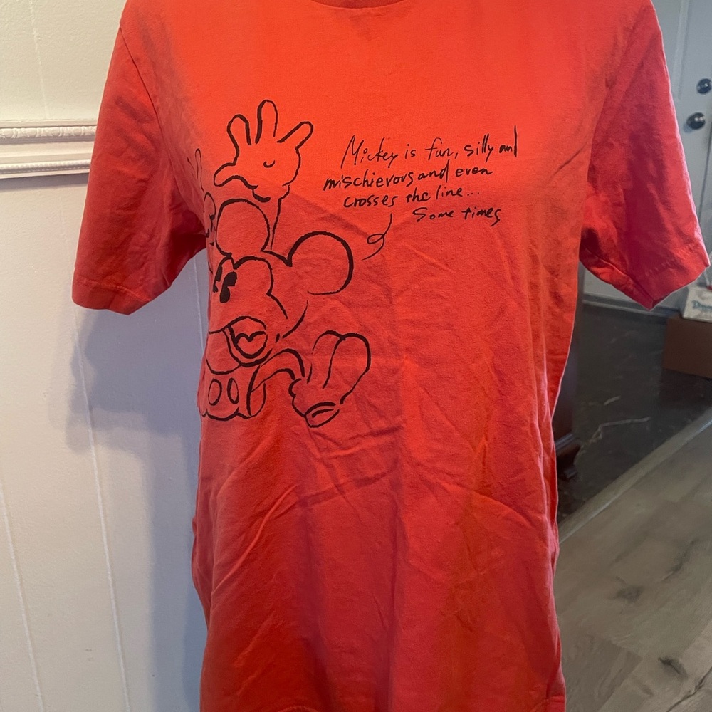 Disney Mickey UT Uniqlo front back tshirt